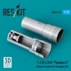 RESKIT RSU72-0231 F-4 (B, C, D, N) Phantom II exhaust nozzles for Hasegawa kit (3D Printed) 1/72